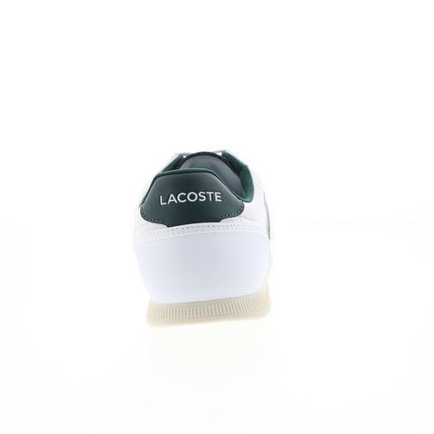 Lacoste Menerva Sport 0121 1 Mens White Canvas Lifestyle Sneakers Shoes