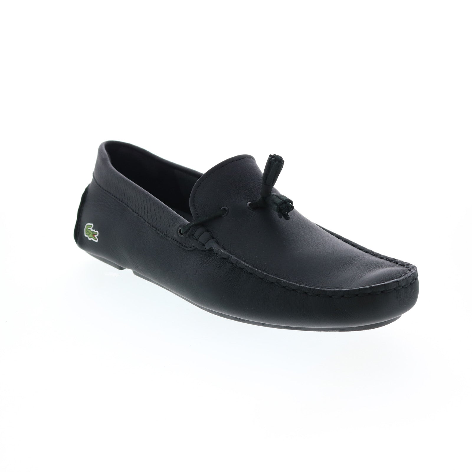 Lacoste Piloter Tassel 0121 1 Cma Mens Black Loafers Casual 