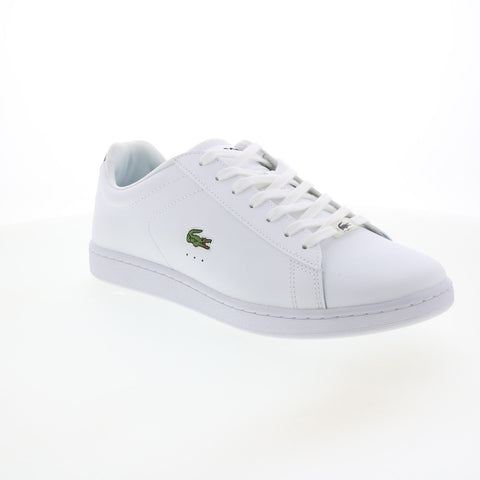 Lacoste Carnaby EVO 0121 2 Mens White Leather Lifestyle Sneakers Shoes