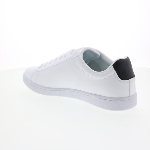 Lacoste Carnaby EVO 0121 2 Mens White Leather Lifestyle Sneakers Shoes