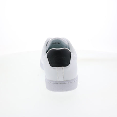Lacoste Carnaby EVO 0121 2 Mens White Leather Lifestyle Sneakers Shoes