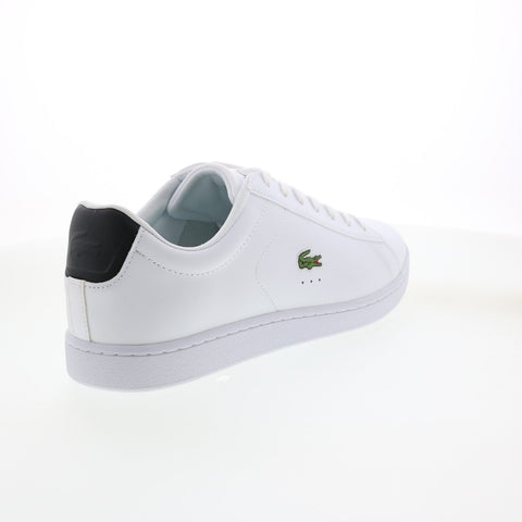 Lacoste Carnaby EVO 0121 2 Mens White Leather Lifestyle Sneakers Shoes