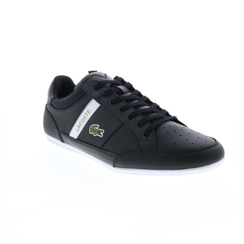 Lacoste Chaymon 0722 1 Cma Mens Black Leather Lifestyle Sneakers Shoes