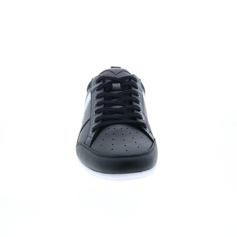 Lacoste Chaymon 0722 1 Cma Mens Black Leather Lifestyle Sneakers Shoes