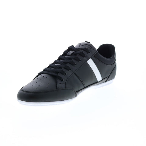 Lacoste Chaymon 0722 1 Cma Mens Black Leather Lifestyle Sneakers Shoes