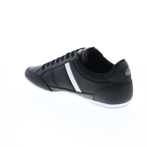 Lacoste Chaymon 0722 1 Cma Mens Black Leather Lifestyle Sneakers Shoes