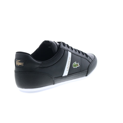 Lacoste Chaymon 0722 1 Cma Mens Black Leather Lifestyle Sneakers Shoes