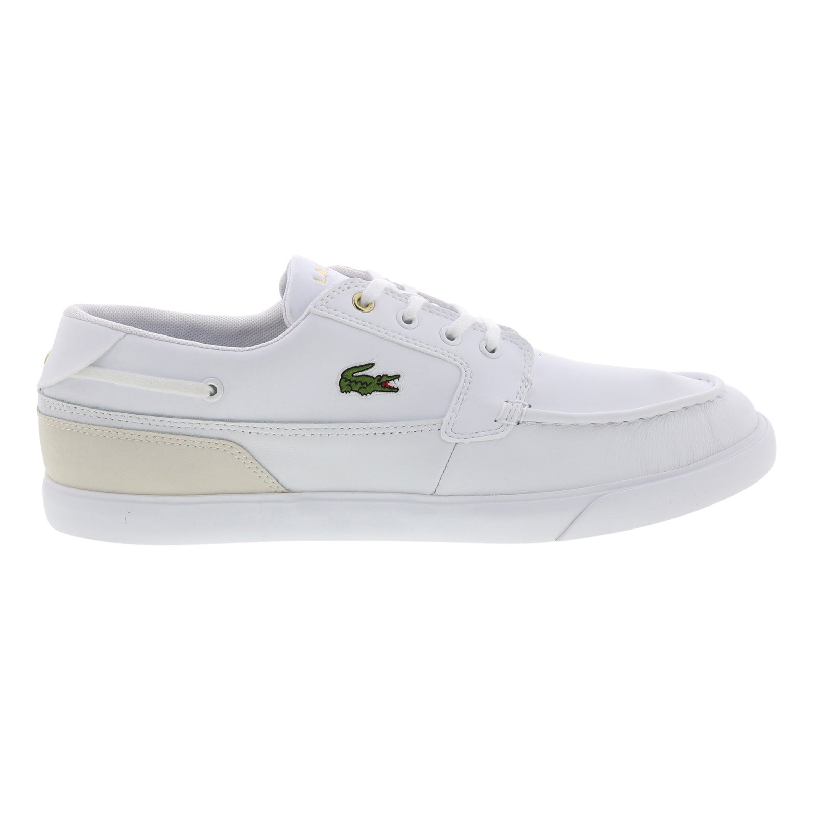 telex kampagne stewardesse Lacoste Bayliss Deck 0722 1 Mens White Leather Lifestyle Sneakers Shoe -  Ruze Shoes