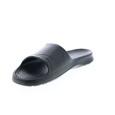 Lacoste Croco 2.0 1122 1 Cma Mens Black Synthetic Slides Sandals Shoes