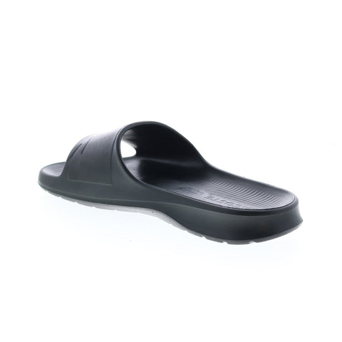 Lacoste Croco 2.0 1122 1 Cma Mens Black Synthetic Slides Sandals Shoes