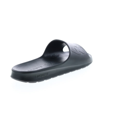 Lacoste Croco 2.0 1122 1 Cma Mens Black Synthetic Slides Sandals Shoes
