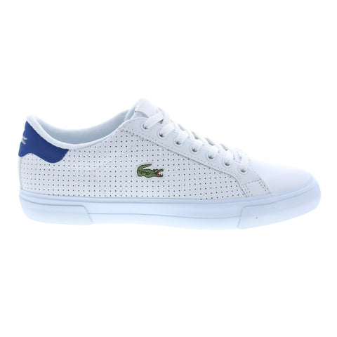 Lacoste Lerond Plus 0722 3 Cma Mens White Leather Lifestyle Sneakers Shoes