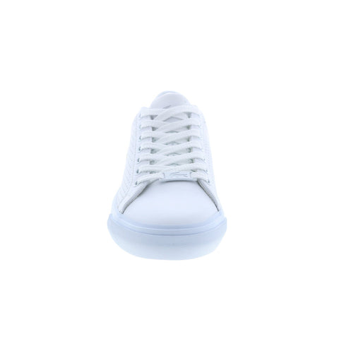 Lacoste Lerond Plus 0722 3 Cma Mens White Leather Lifestyle Sneakers Shoes