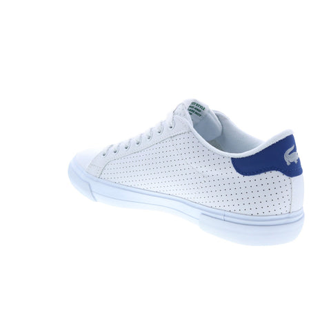 Lacoste Lerond Plus 0722 3 Cma Mens White Leather Lifestyle Sneakers Shoes