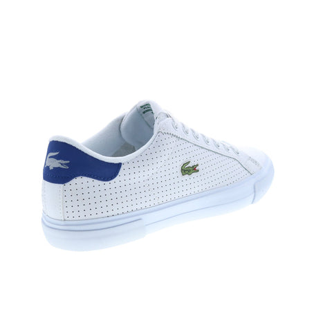 Lacoste Lerond Plus 0722 3 Cma Mens White Leather Lifestyle Sneakers Shoes