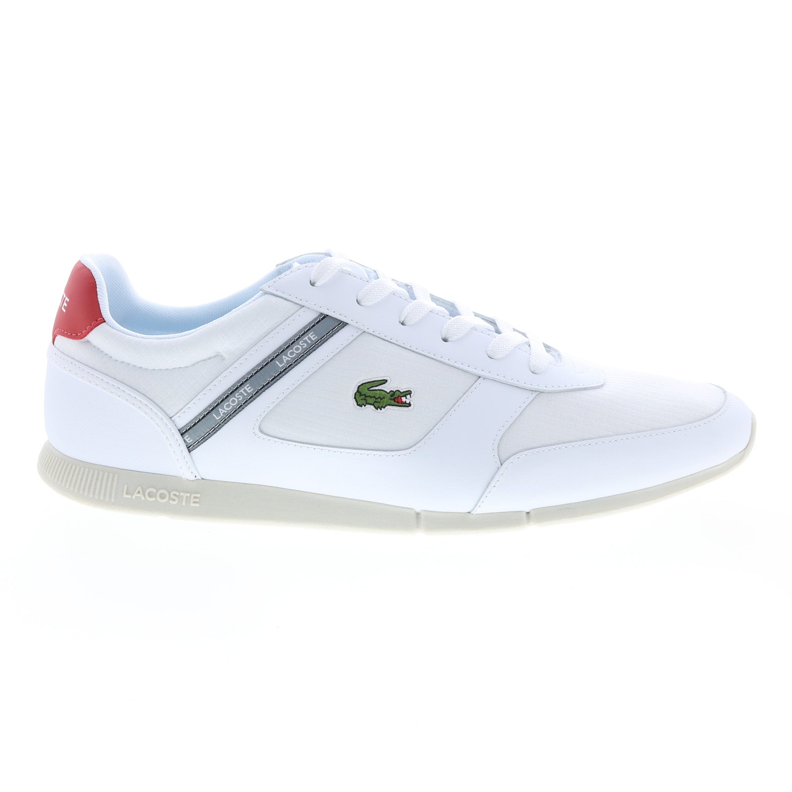 Lacoste Menerva Sport 0722 1 Cma White Canvas Lifestyle Sneakers - Ruze Shoes