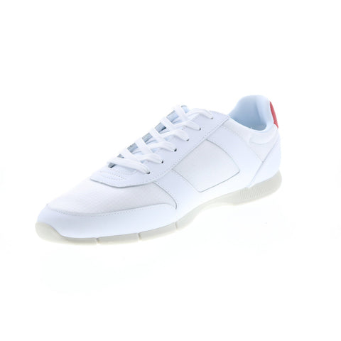 Lacoste Menerva Sport 0722 1 CMA Mens White Canvas Lifestyle Sneakers Shoes