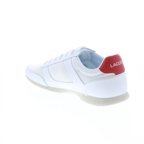 Lacoste Menerva Sport 0722 1 CMA Mens White Canvas Lifestyle Sneakers Shoes