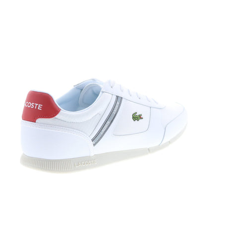 Lacoste Menerva Sport 0722 1 CMA Mens White Canvas Lifestyle Sneakers Shoes