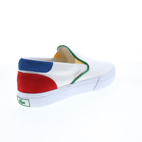 Lacoste Jump Serve Slip 09223 Cma Mens White Lifestyle Sneakers Shoes