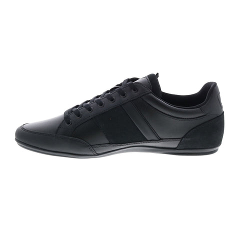 Lacoste Chaymon Bl 22 2 Cma Mens Black Leather Lifestyle Sneakers Shoes