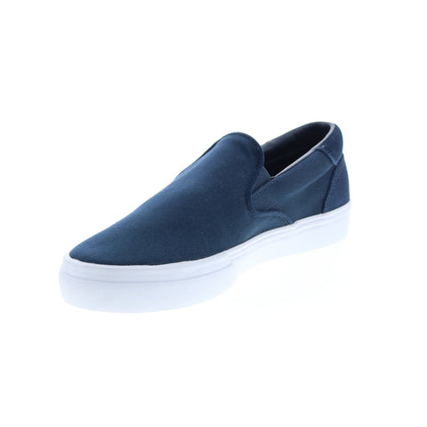Lacoste Jump Serve Slip 07221 Cma Mens Blue Canvas Lifestyle Sneakers Shoes