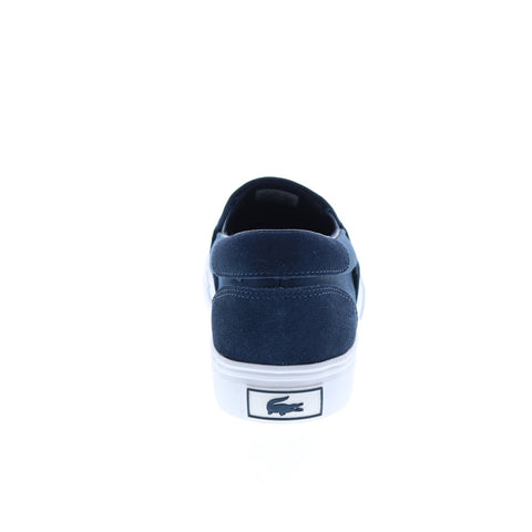 Lacoste Jump Serve Slip 07221 Cma Mens Blue Canvas Lifestyle Sneakers Shoes