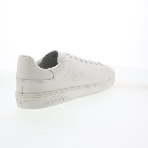 Lacoste Court Zero 0722 1 Mens Beige Leather Lifestyle Sneakers Shoes