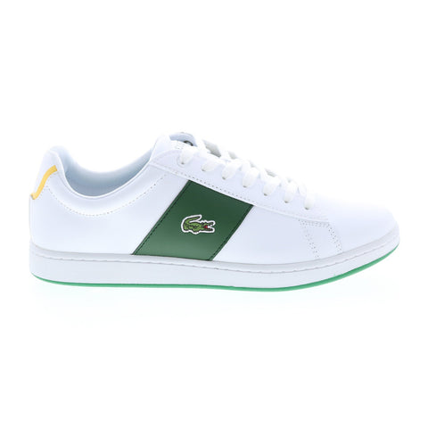 Lacoste Carnaby Evo 0722 3 Sma Mens White Leather Lifestyle Sneakers Shoes