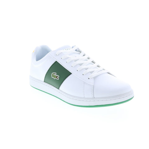 Lacoste Carnaby Evo 0722 3 Sma Mens White Leather Lifestyle Sneakers Shoes