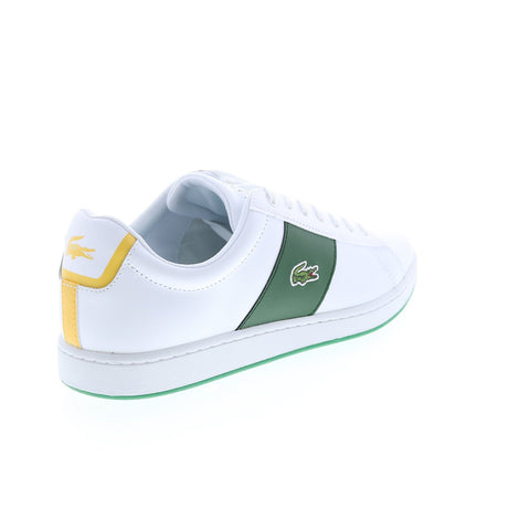 Lacoste Carnaby Evo 0722 3 Sma Mens White Leather Lifestyle Sneakers Shoes