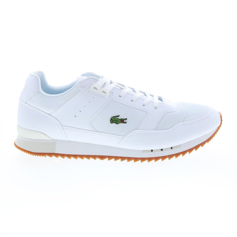 Lacoste Partner Piste 0722 2 Sma Mens White Synthetic Lifestyle Sneakers Shoes
