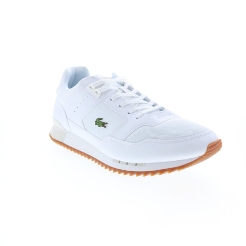 Lacoste Partner Piste 0722 2 Sma Mens White Synthetic Lifestyle Sneakers Shoes