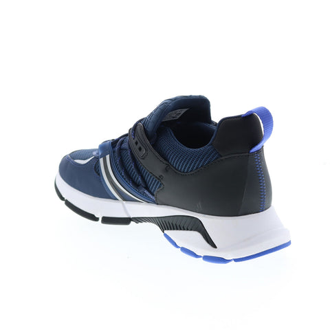 Lacoste L003 0722 1 Sma Mens Blue Canvas Lifestyle Sneakers Shoes