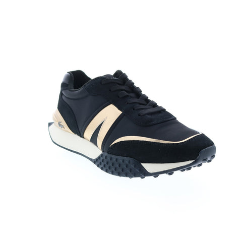 Lacoste L-Spin Deluxe 0722 3 Sma Mens Black Suede Lifestyle Sneakers Shoes