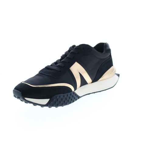 Lacoste L-Spin Deluxe 0722 3 Sma Mens Black Suede Lifestyle Sneakers Shoes