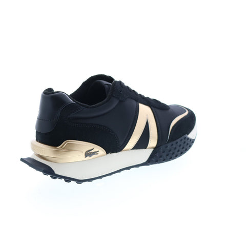 Lacoste L-Spin Deluxe 0722 3 Sma Mens Black Suede Lifestyle Sneakers Shoes