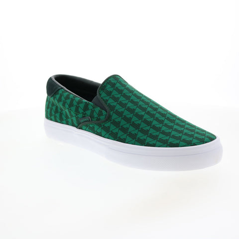 Lacoste Jump Serve Slip 222 3 Mens Green Canvas Lifestyle Sneakers Shoes