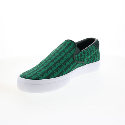 Lacoste Jump Serve Slip 222 3 Mens Green Canvas Lifestyle Sneakers Shoes