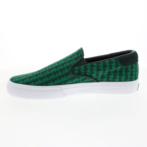 Lacoste Jump Serve Slip 222 3 Mens Green Canvas Lifestyle Sneakers Shoes