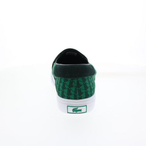 Lacoste Jump Serve Slip 222 3 Mens Green Canvas Lifestyle Sneakers Shoes
