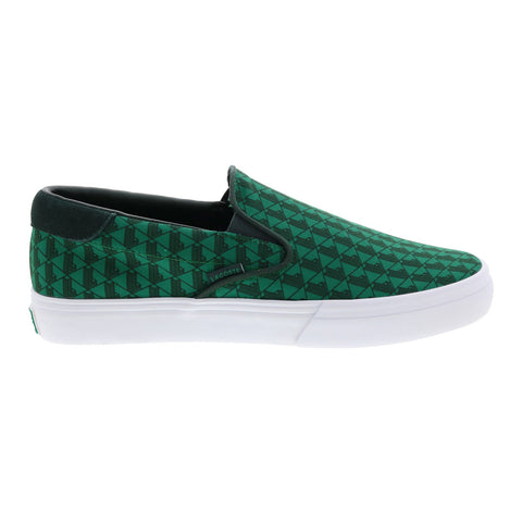Lacoste Jump Serve Slip 222 3 Mens Green Canvas Lifestyle Sneakers Shoes