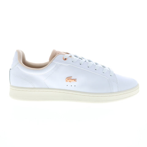 Lacoste Carnaby Pro 222 4 Womens White Leather Lifestyle Sneakers Shoes