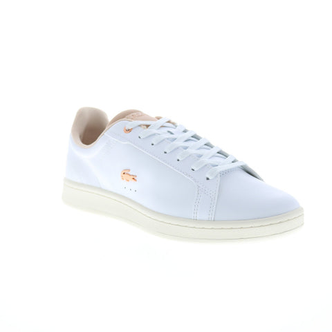 Lacoste Carnaby Pro 222 4 Womens White Leather Lifestyle Sneakers Shoes
