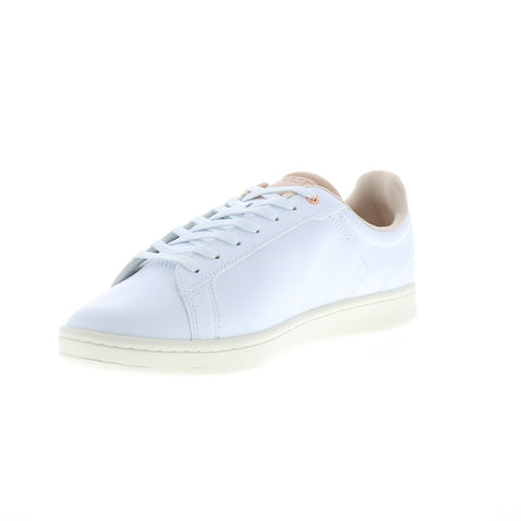 Lacoste Carnaby Pro 222 4 Womens White Leather Lifestyle Sneakers Shoes