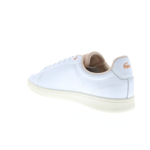Lacoste Carnaby Pro 222 4 Womens White Leather Lifestyle Sneakers Shoes