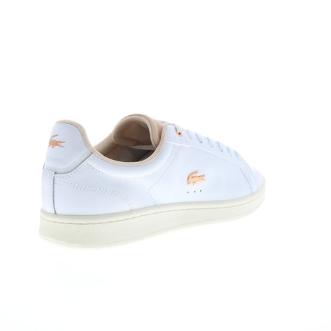 Lacoste Carnaby Pro 222 4 Womens White Leather Lifestyle Sneakers Shoes