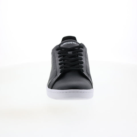 Lacoste Carnaby Pro 222 1 Mens Black Leather Lifestyle Sneakers Shoes