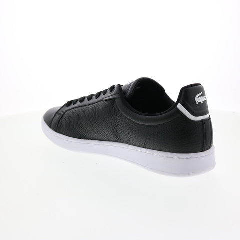 Lacoste Carnaby Pro 222 1 Mens Black Leather Lifestyle Sneakers Shoes