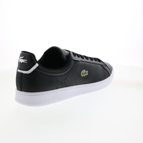 Lacoste Carnaby Pro 222 1 Mens Black Leather Lifestyle Sneakers Shoes